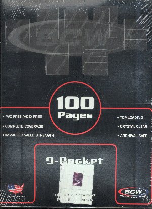 9-pocket Pages 100ct Box