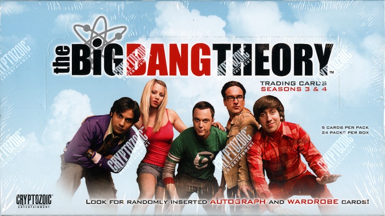 Big Bang Theory Seasons 3 & 4 Trading Cards Box