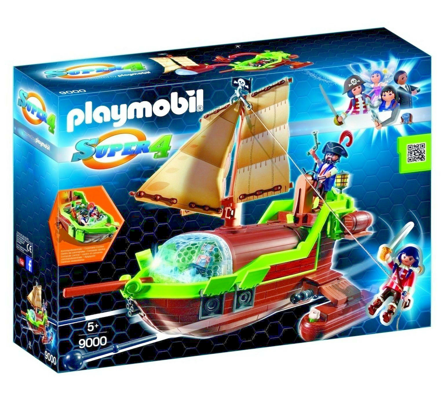 Playmobil 9000 Super 4 Pirates Chameleon Set w/ Ruby