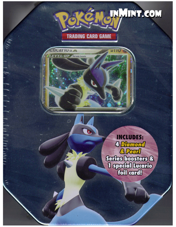 Pokemon 2007 Diamond & Pearl Lucario Tin