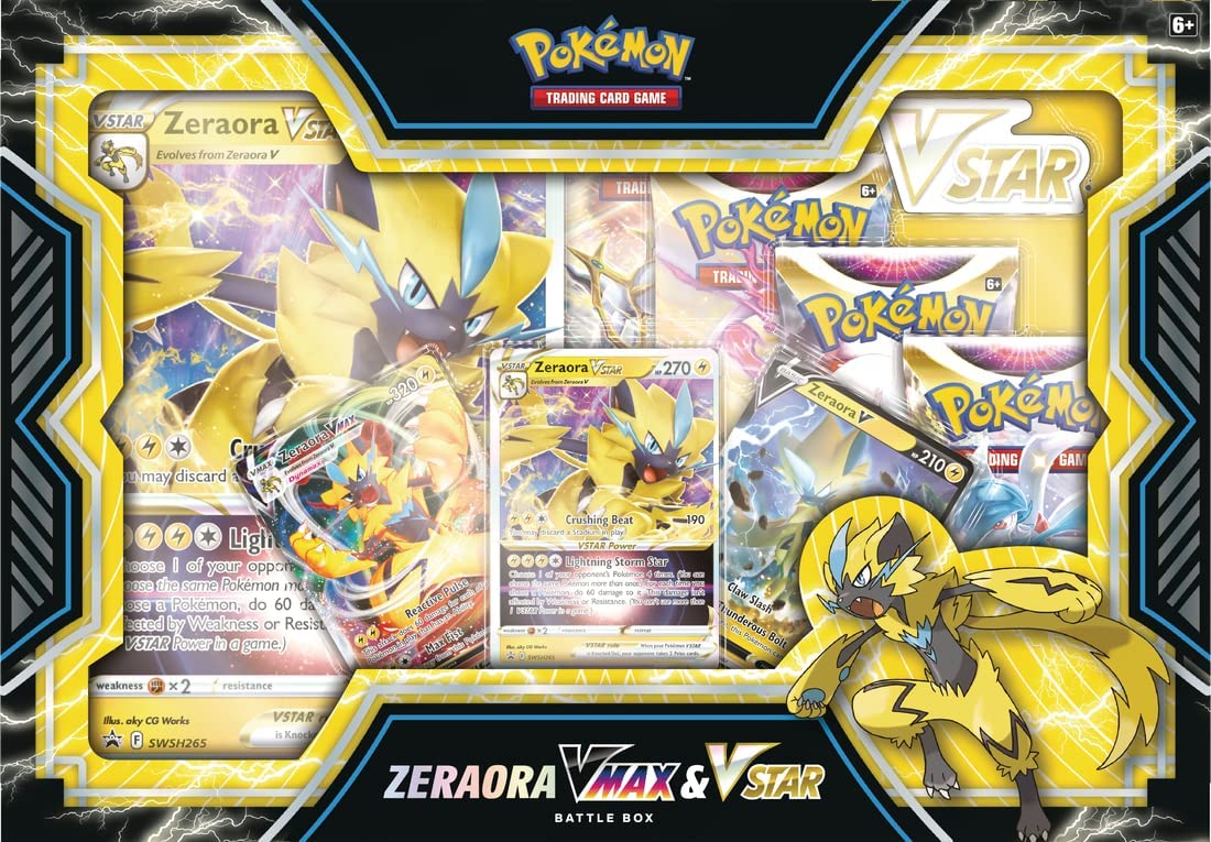 Pokemon Zeraora Vmax & Vstar Battle Box