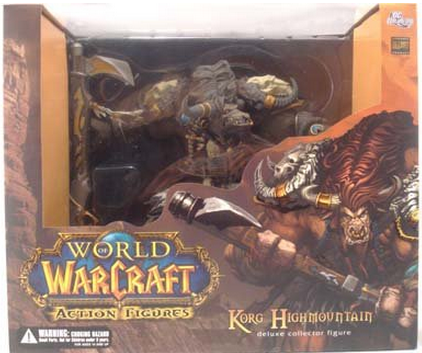 World of Warcraft Tauren Hunter: Korg Highmountain  Action Figure