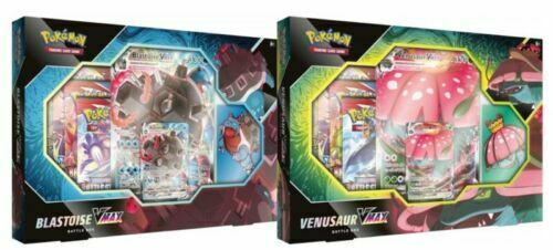 Pokemon Blastoise Venusaur Vmax Collection 6ct Case