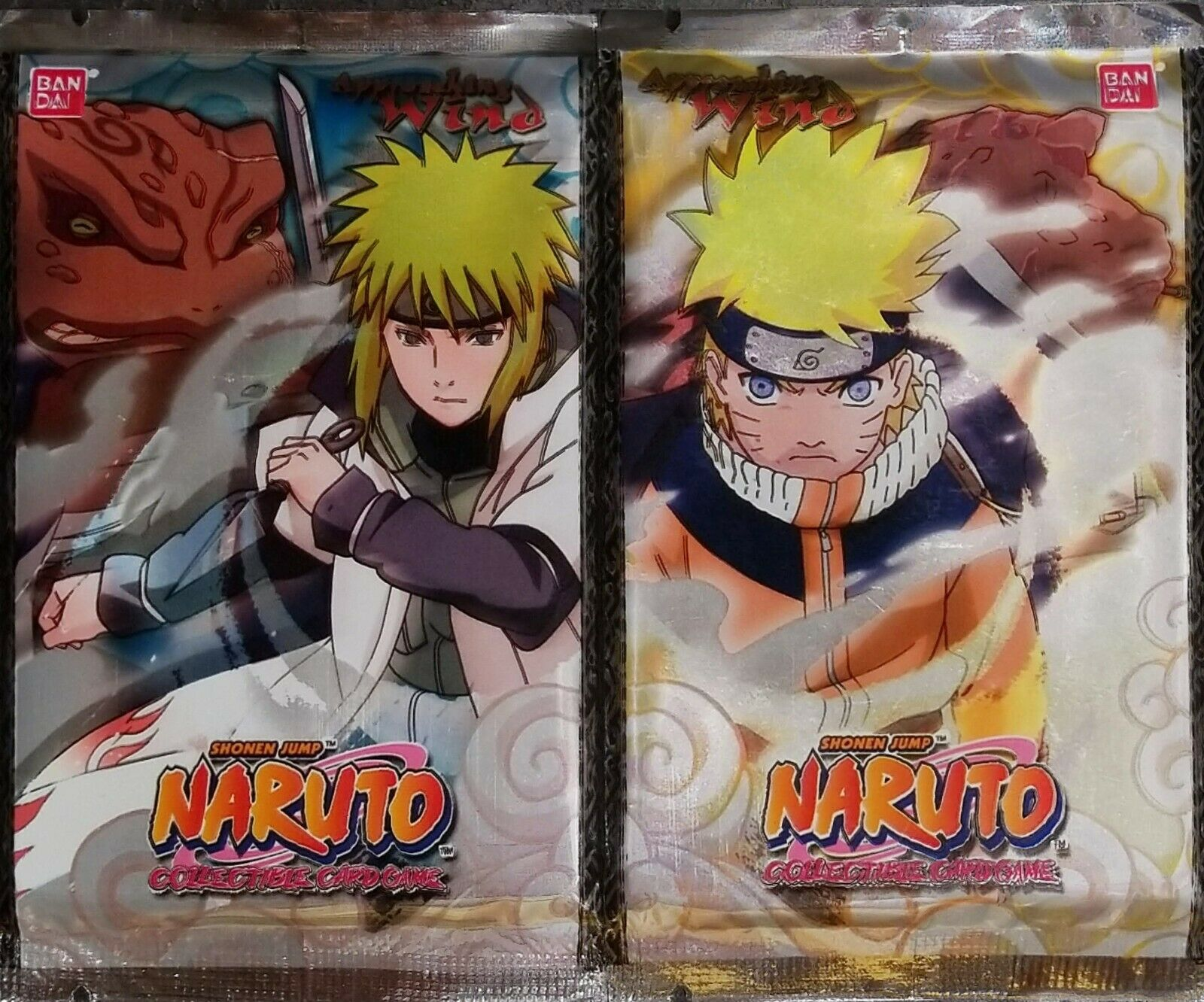Naruto Approaching Wind Lot of 24 Loose Booster Packs