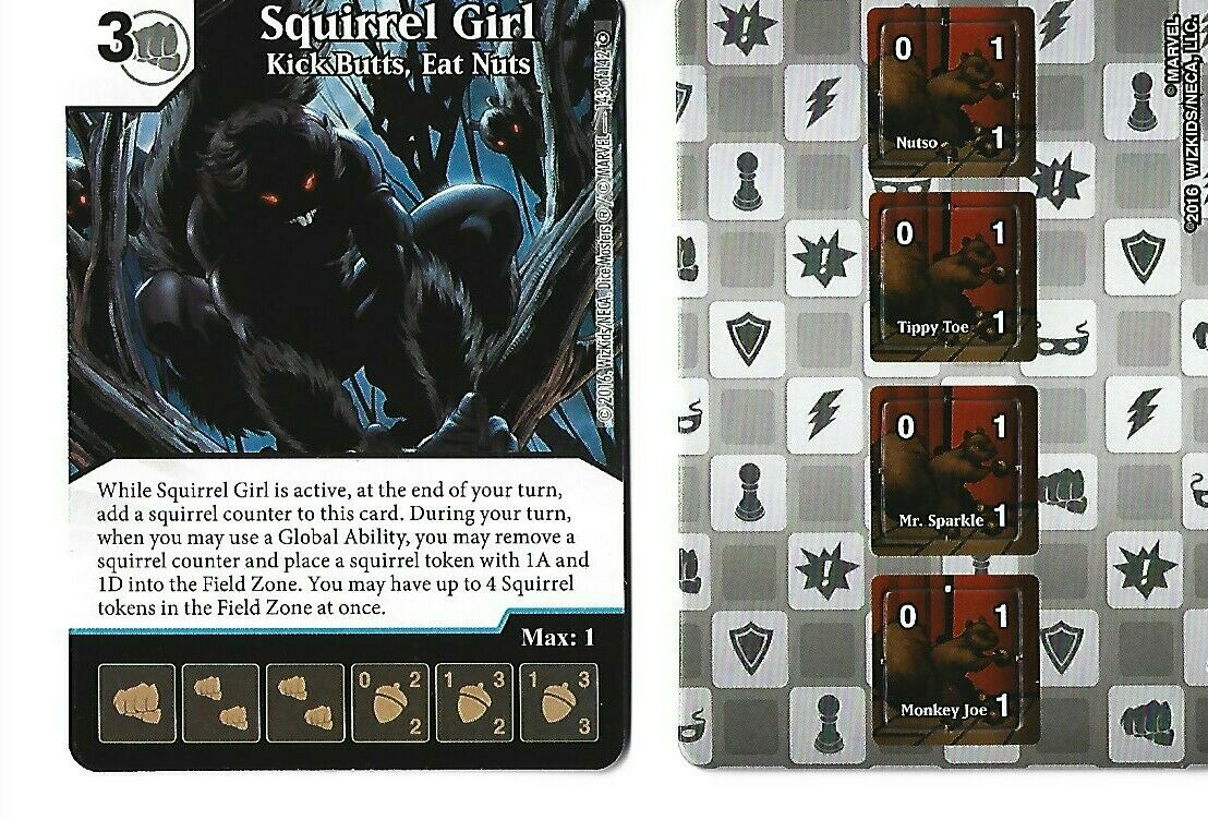 Marvel Dice Masters: Squirrel Girl Pack with Squirrel Tokens