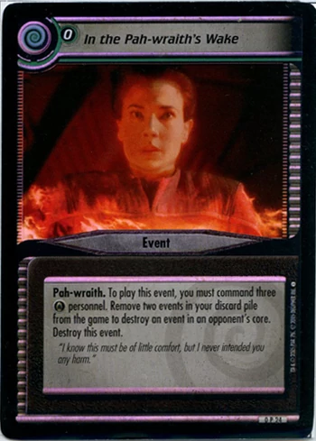 Star Trek 2nd Edition In the Pah-Wraith's Wake 0P24 Foil Promo Card