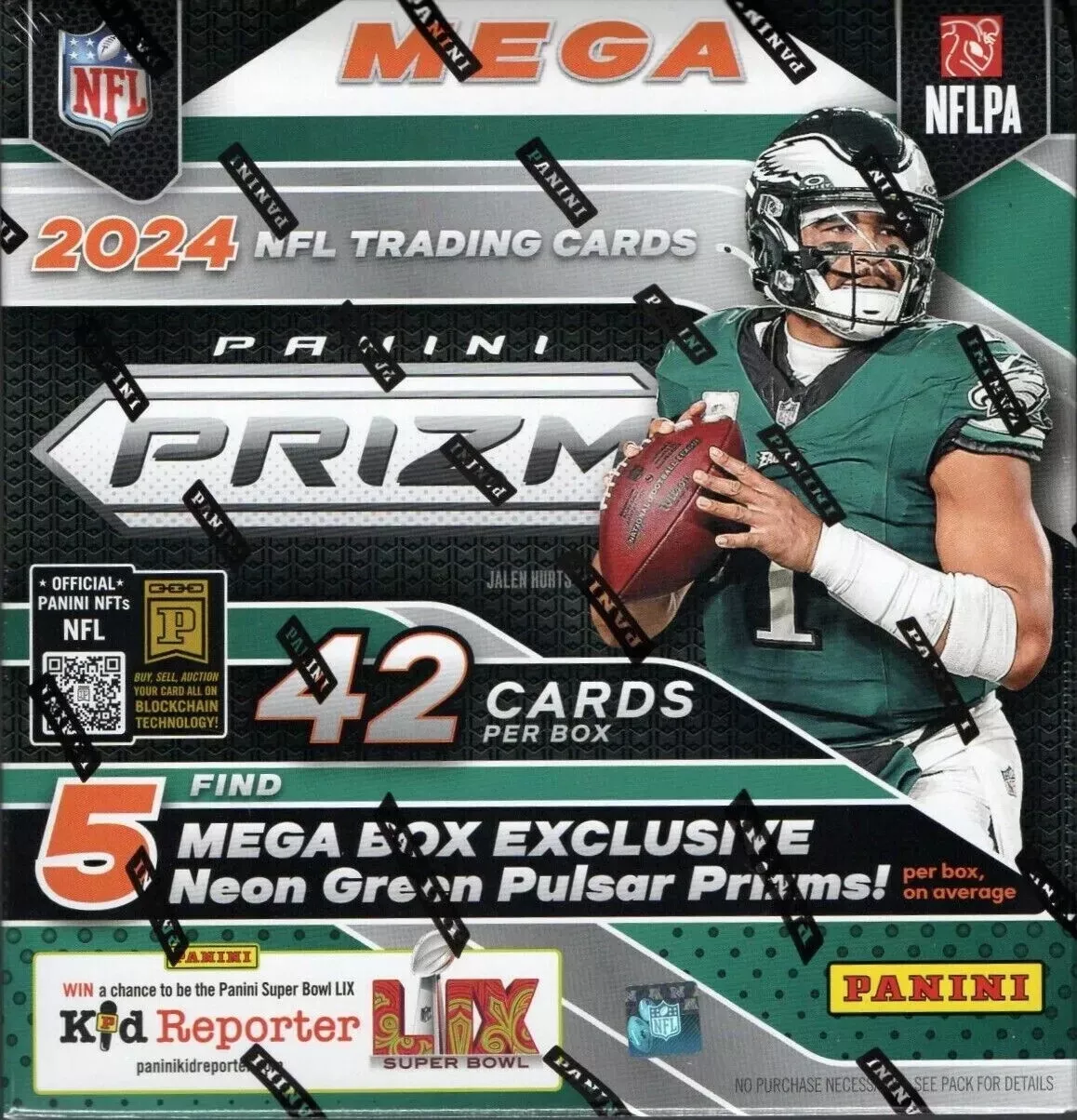 Football  2024 Panini Prizm Mega Box (16922)