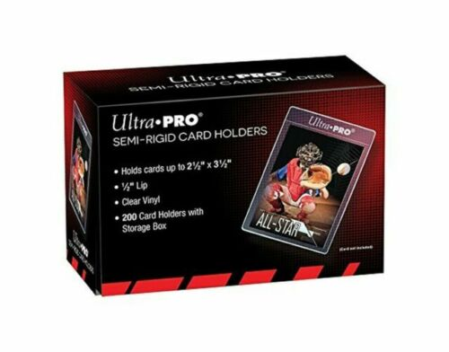Ultra Pro Semi Rigid Card Holders 200ct Box