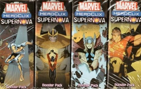 Marvel HeroClix Miniatures: Supernova 12 Booster Pack Brick