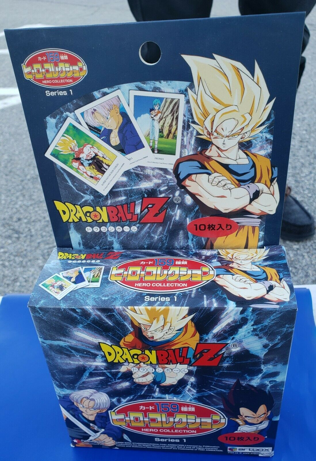 Artbox Dragonball Z Japanese Hero Collection Series 1 Trading Cards Box