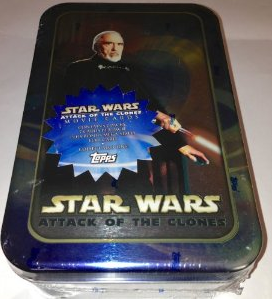Topps Star Wars Attack of the Clones Tin- Count Dooku