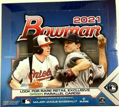 Baseball MLB 2021 Topps Bowman Retail Box