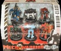 Mech Warrior Solaris VII Set of 4 Action Packs Lot