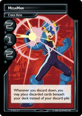 Mega Man TCG MegaMan Cyber Hero 1p1 Foil Promo