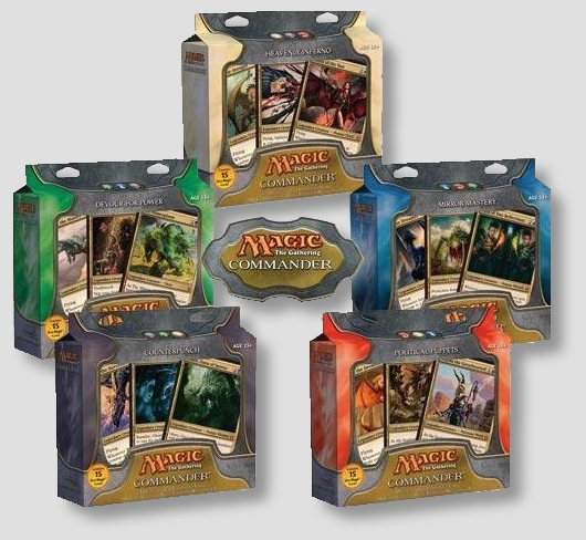 MTG Commander Set of all 5 Decks