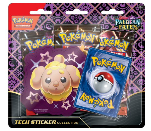 Pokemon Scarlet & Violet: Paldean Fates Tech Sticker Collection 12ct Display