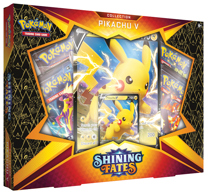 Pokemon: Shining Fates Pikachu V Box 6ct Case