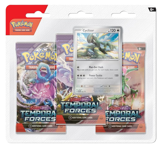 Pokemon Scarlet & Violet: Temporal Forces 3-Pack Blister 24ct Case