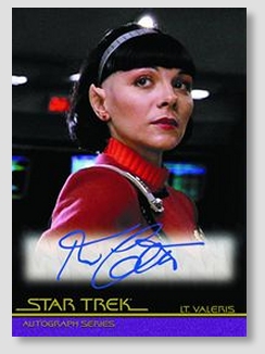 Kim Cattrall as Lt. Valeris  (Example Autograph card from Rittenhouse's The Quotable Star Trek Movie Trading Cards)