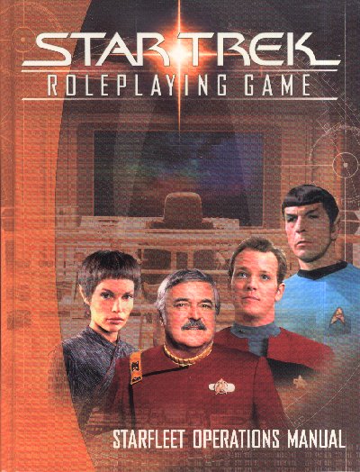 Star Trek RPG Starfleet Operations Manual Hard Back Book