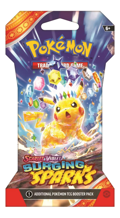 Pokemon Scarlet & Violet: Surging Sparks Sleeved Booster 144ct Case