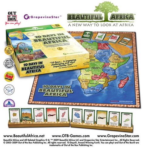 Ten Days in Beautiful Africa Board Game