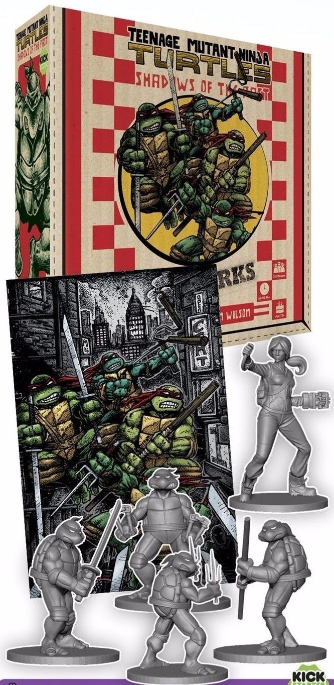 Teenage Mutant Ninja Turtles : Shadows of the Past Miniature Game THE WORKS Edition