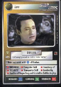 Star Trek Fajo Collection Lore Card