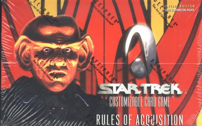 Star Trek Rules of Acquisition 6 Booster Box Case
