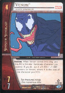 Vs System CCG Marvel Venom Alien Symbiote Rare Card