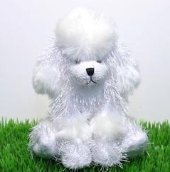 Webkinz 8.5" White Poodle 36ct Case